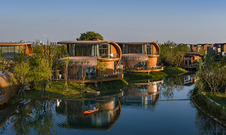 Nature Resort in China Offers Floating Rooms, Treehouses, and Cottages